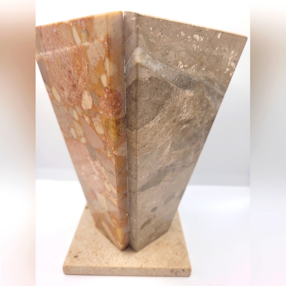 Petite Art Deco Stone Vase